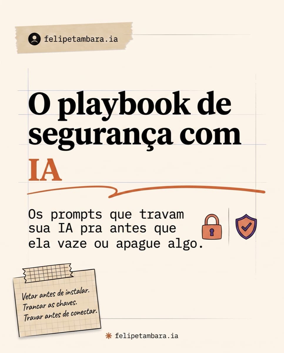 O playbook de segurança com IA