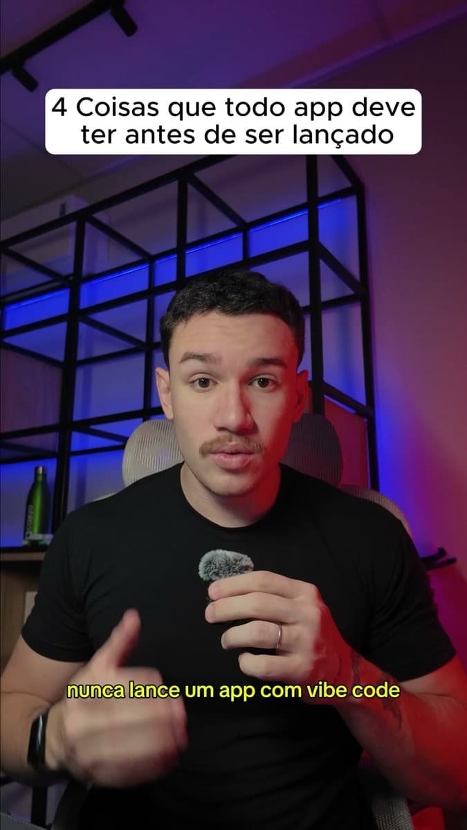 Os 4 prompts pra lançar seu app com IA