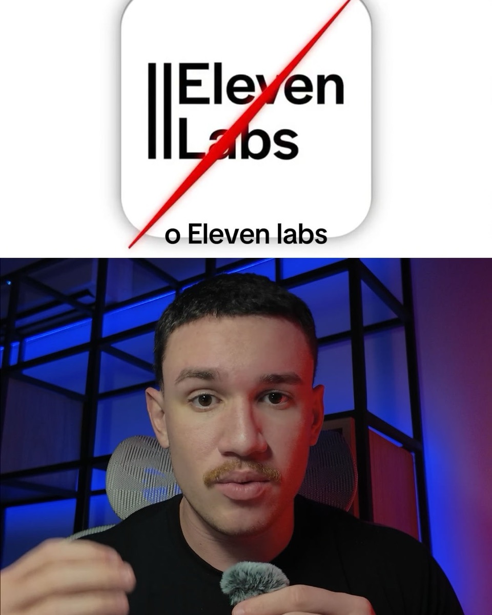 A alternativa grátis ao ElevenLabs que clona sua voz com 3 segundos
