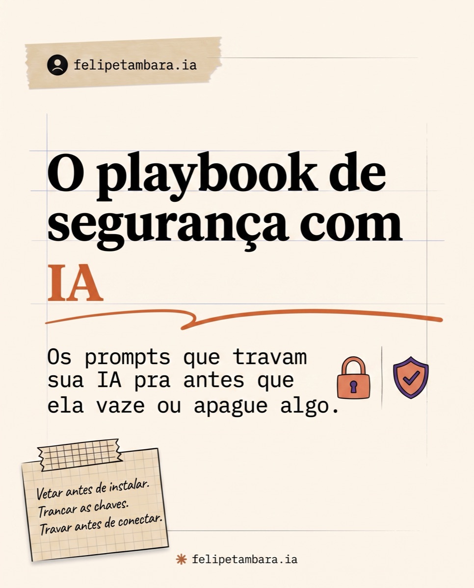 O playbook de segurança com IA